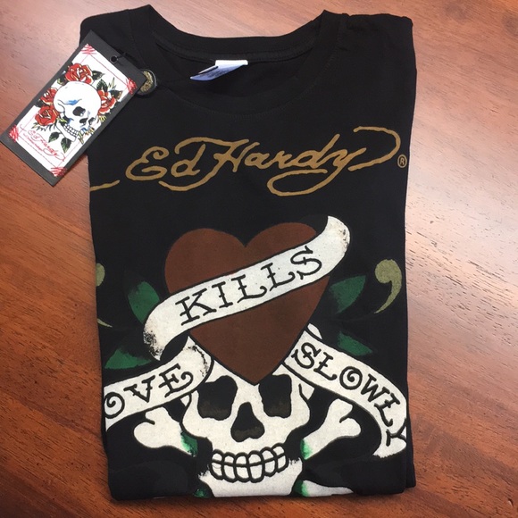 Ed Hardy Tops - NWT Ed Hardy T-shirt by Christian Audigier